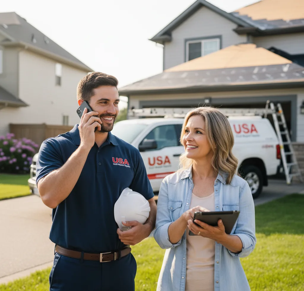 USA Roof Repair Experts customer support in Littlefield